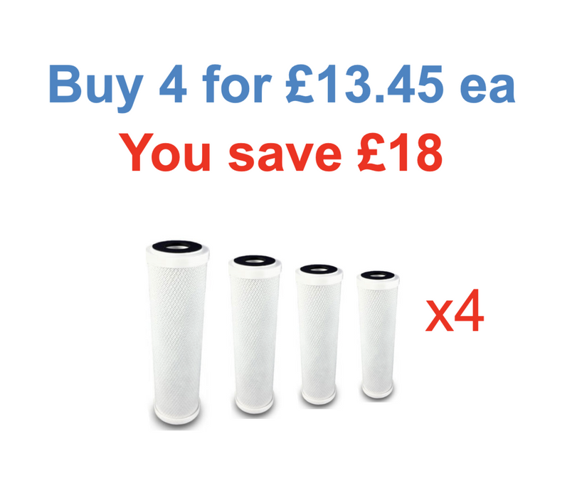 Discount Undersink Water Filter Four Pack